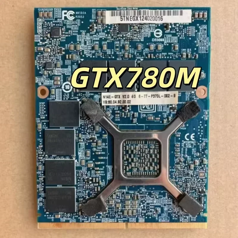Original GTX780M VGA Video Graphics Card 4G DDR5 for Clevo A1312, 100% GTX780 Tested GTX780
