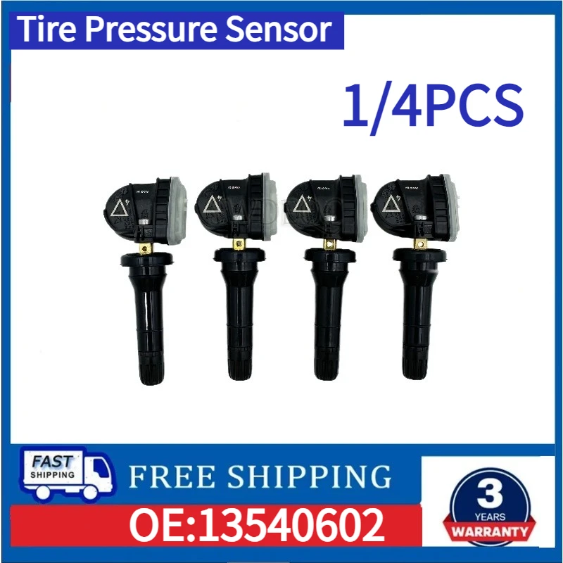 Tire Pressure Sensor 13540602 433Mhz TPMS Sensor For Cadillac CT6 XT5 Malibu GMC Terrain Opel Antara Viva Buick Enclave