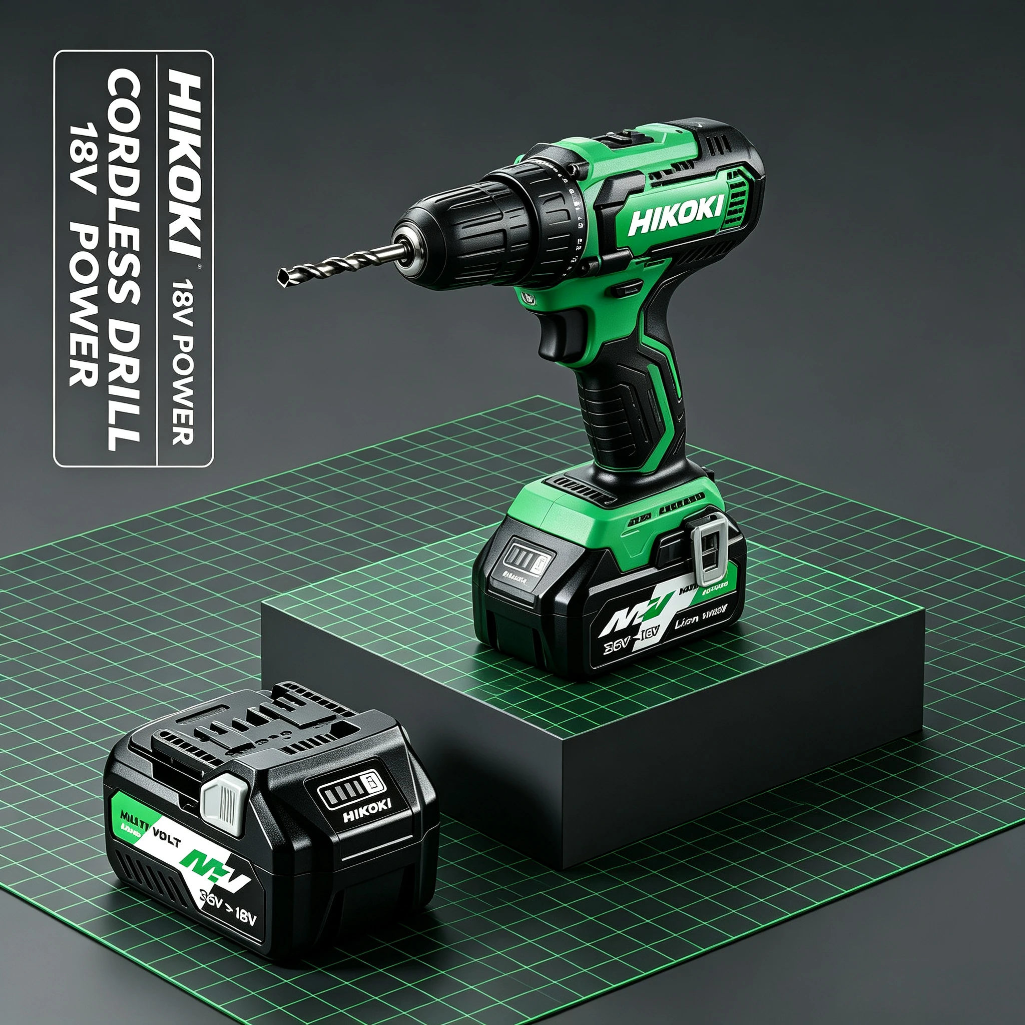 HiKOKI 5.0/8.0Ah 18V/36V Lithium Battery,cycle durability,well‑suited to DS18DG unit for plant equipment maintenance routines