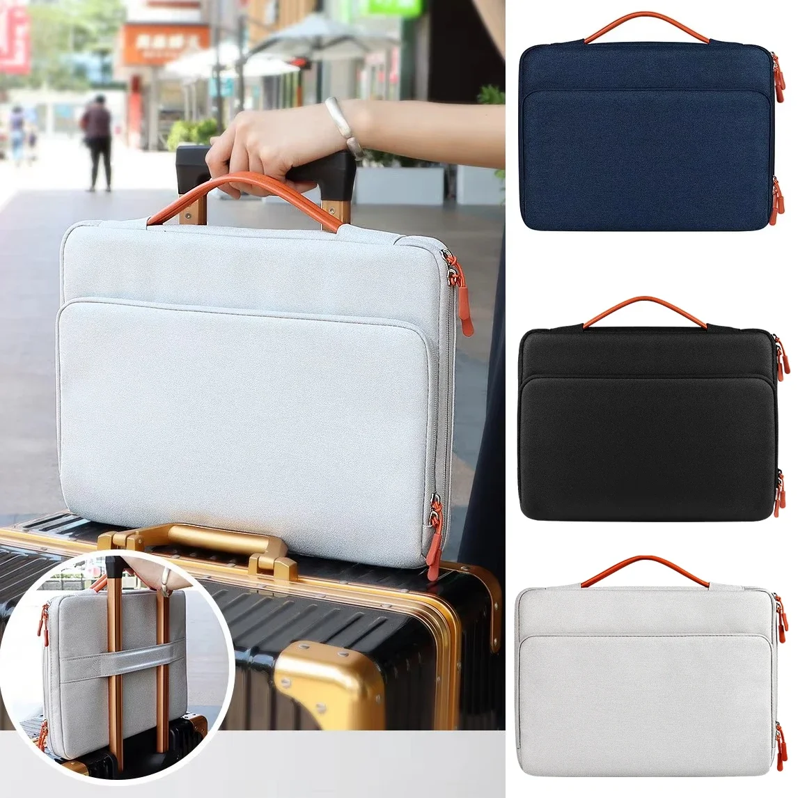 

TOFON Laptop Handbag for Xiaomi Dell Hp Lenovo Samsung Notebook Computer For Macbook Air M4 M5 M3 M1 M2 13 14 15.6 Sleeve Case