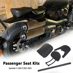 2021 2022 2023 NEW Motorcycle Sundowner Passenger Pillion Rear Seat Pad Kits For Harley Sportster S 1250 S RH 1250 S RH1250S