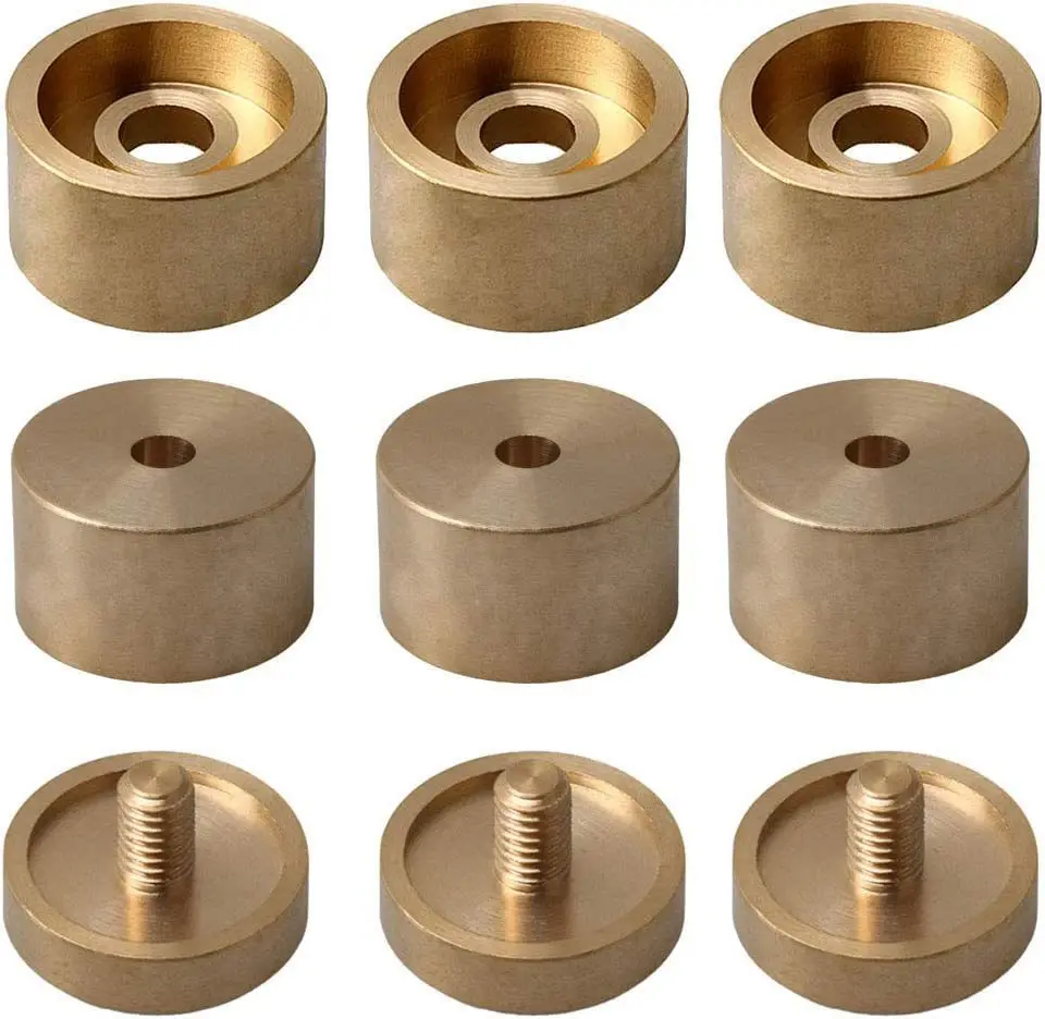 

Musical Instrument Trumpet Weighted Trumpet, Piston Cover Button All Copper Accessories Modification and Maintenance