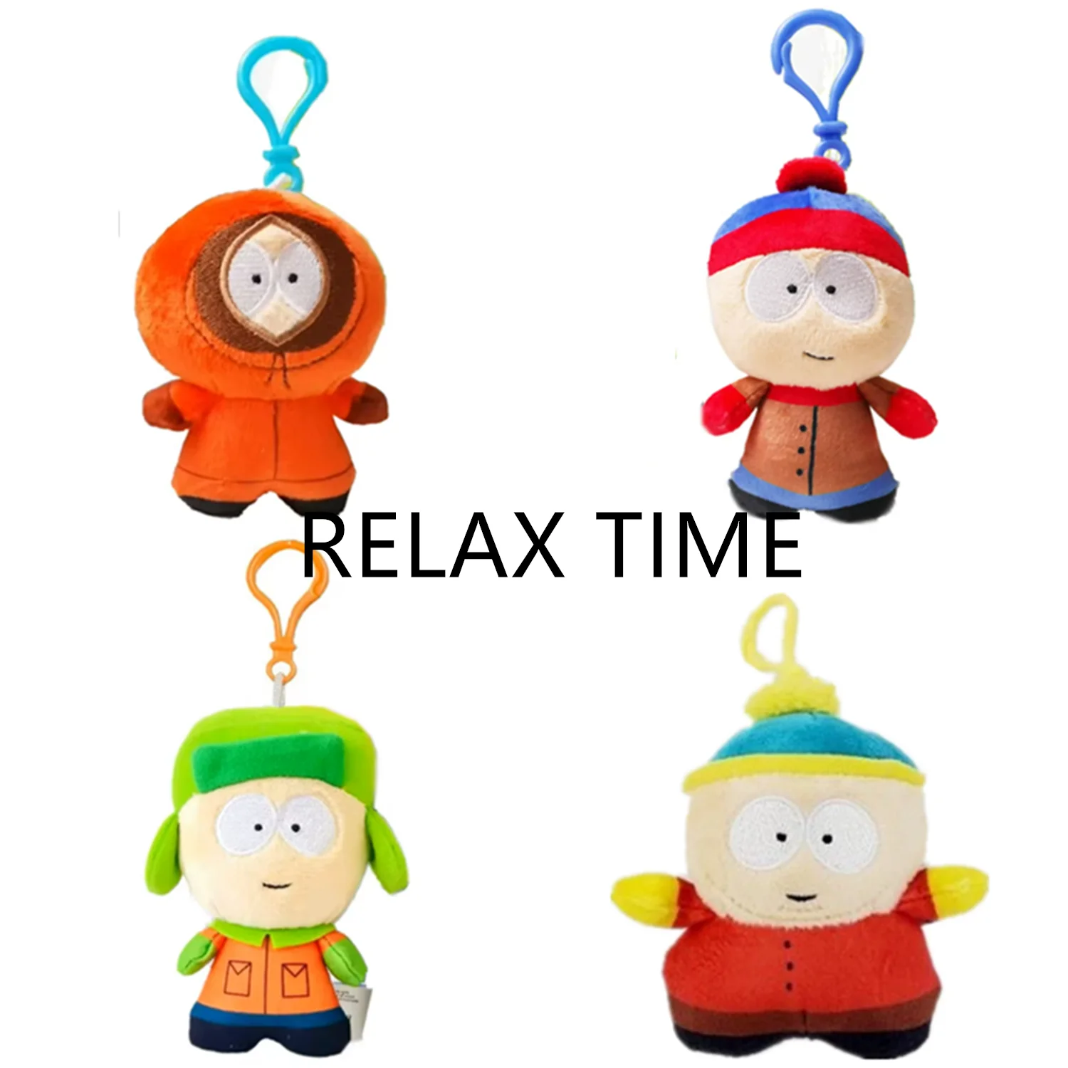 جديد لطيف أنيمي ساوث بارك كايل خادو كيني ستان كارتمان أفخم المفاتيح سلاسل قلادة صغيرة الاطفال محشوة لعب للأطفال 12 سنتيمتر #1