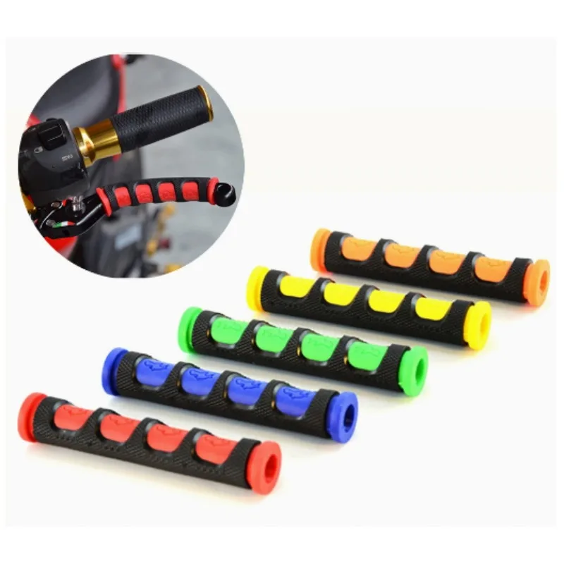 2pcs Motorcycle horn cover, clutch brake handle cover, electric bicycle modification, universal anti slip handle rubber cover