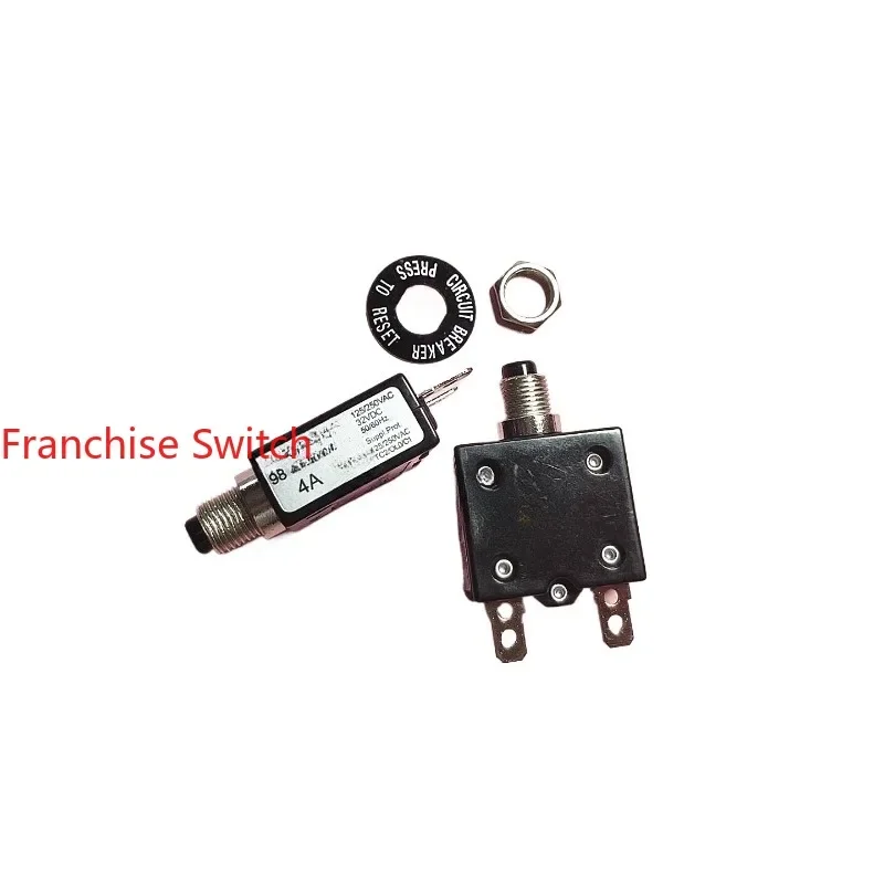 

10PCS 98-4A Overload Protector, Leakage Circuit Breaker, Overcurrent Protector 98 Series 4A