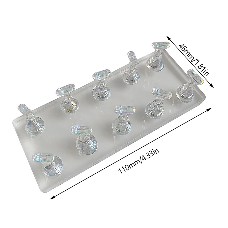 حامل ممارسة فن الأظافر من الأكريليك ، مجموعة قاعدة صف مزدوج ، ذهب ، فضي ، حامل سبيكة معدنية مغناطيسية ، أداة تجميل الأظافر ، ملحقات الأظافر ، الصالون