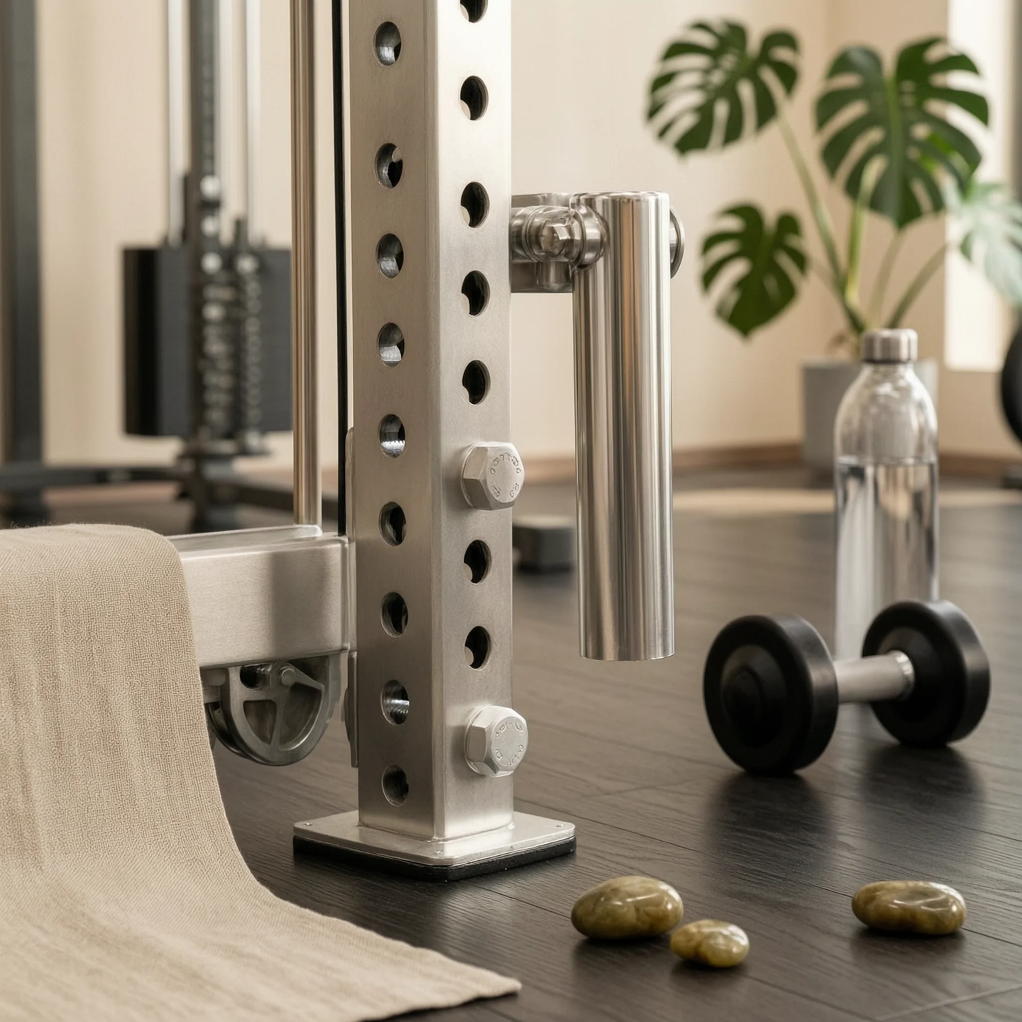Landmine Barbell Attachment - Barbell Kılıfı Astarlı, T-bar Sıra Platformlu,