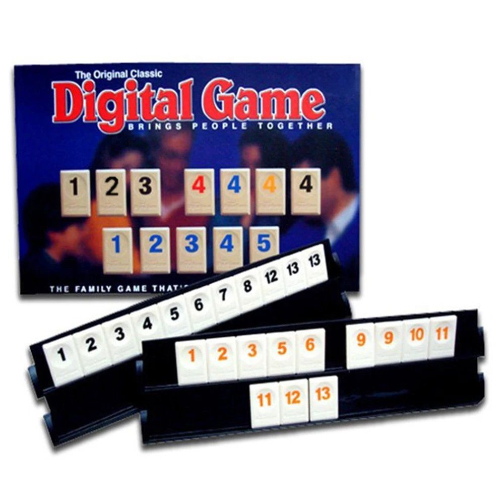 New Israel Fast Moving Rummy Tile Classic Board Game 2-4People Israel Mahjong Digital Game Home Game Party Game