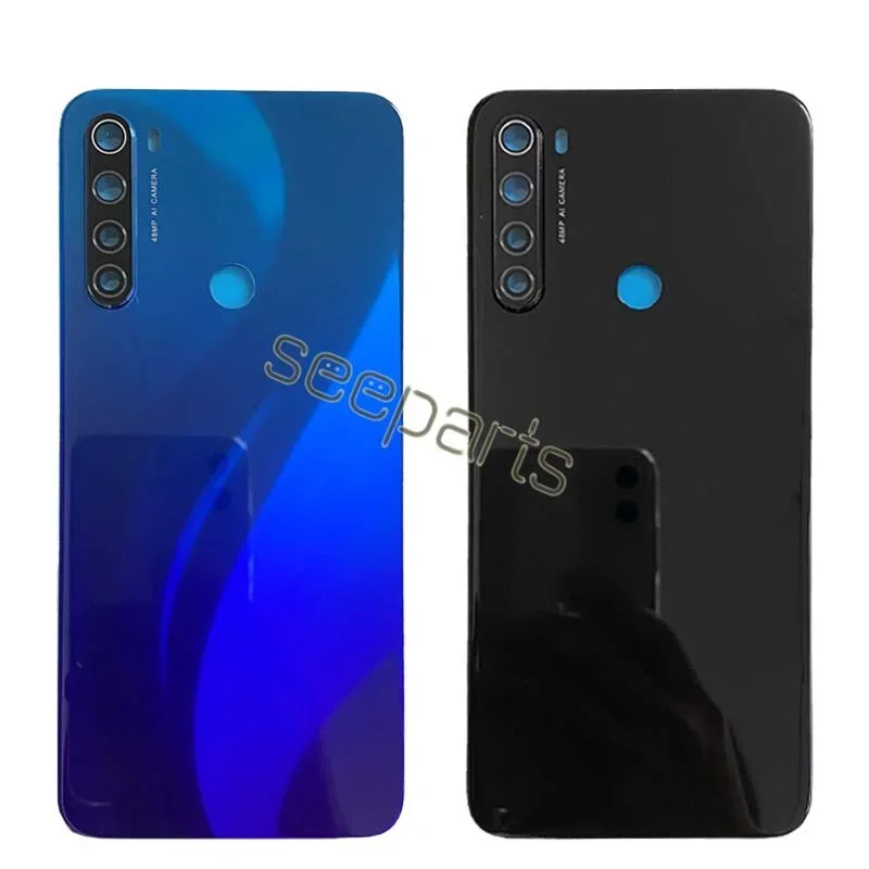 New For Xiaomi Redmi Note 8 Pro Battery Cover Back Glass Panel Rear Housing Case For Redmi Note 8 Pro Back Battery Cover Door