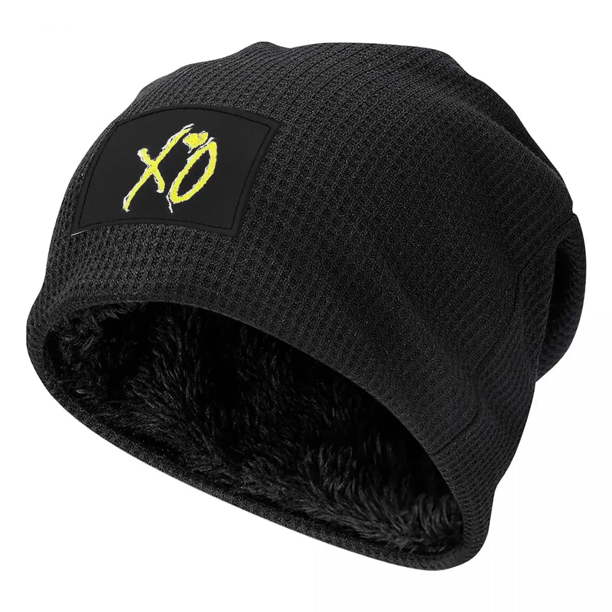 Rapper The Weeknd Blinding Lights Dawn FM Beanies Caps Fleece-Lined Bonnet Hat Warm Hip Hop Autumn Winter Outdoor Skullies Hats