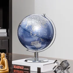 Retro English Globe Earth Decoration Home Office Decor World Globe Desk Ornaments School Kids Education Geography Globus Erde