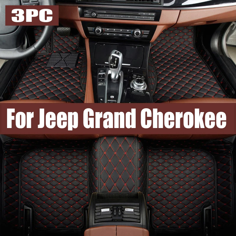 

For Jeep Grand Cherokee WK2 2011-2023 Car Floor Mats All-Weather TPE Foot Mats Odorless Pad Waterproof Mat Interior trunk mat