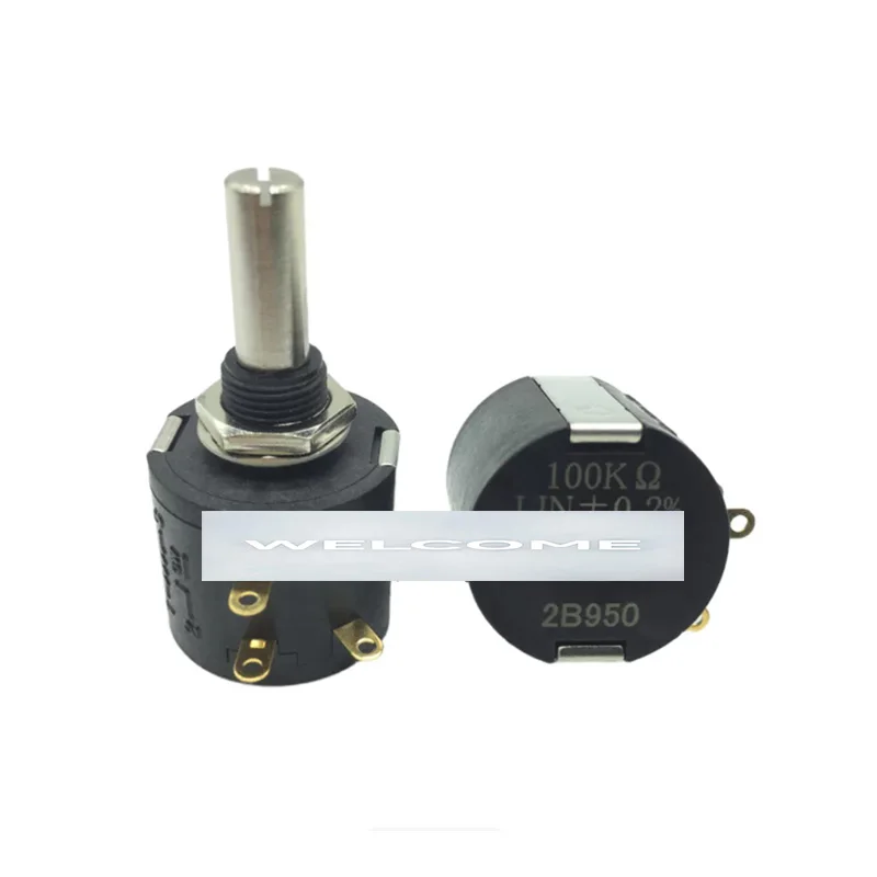 1pcs 100% Original JAPAN NIDEC COPAL M22E10 1K 2K 5K 10K 20K 100K Ten Circle Wire Wound Potentiometer