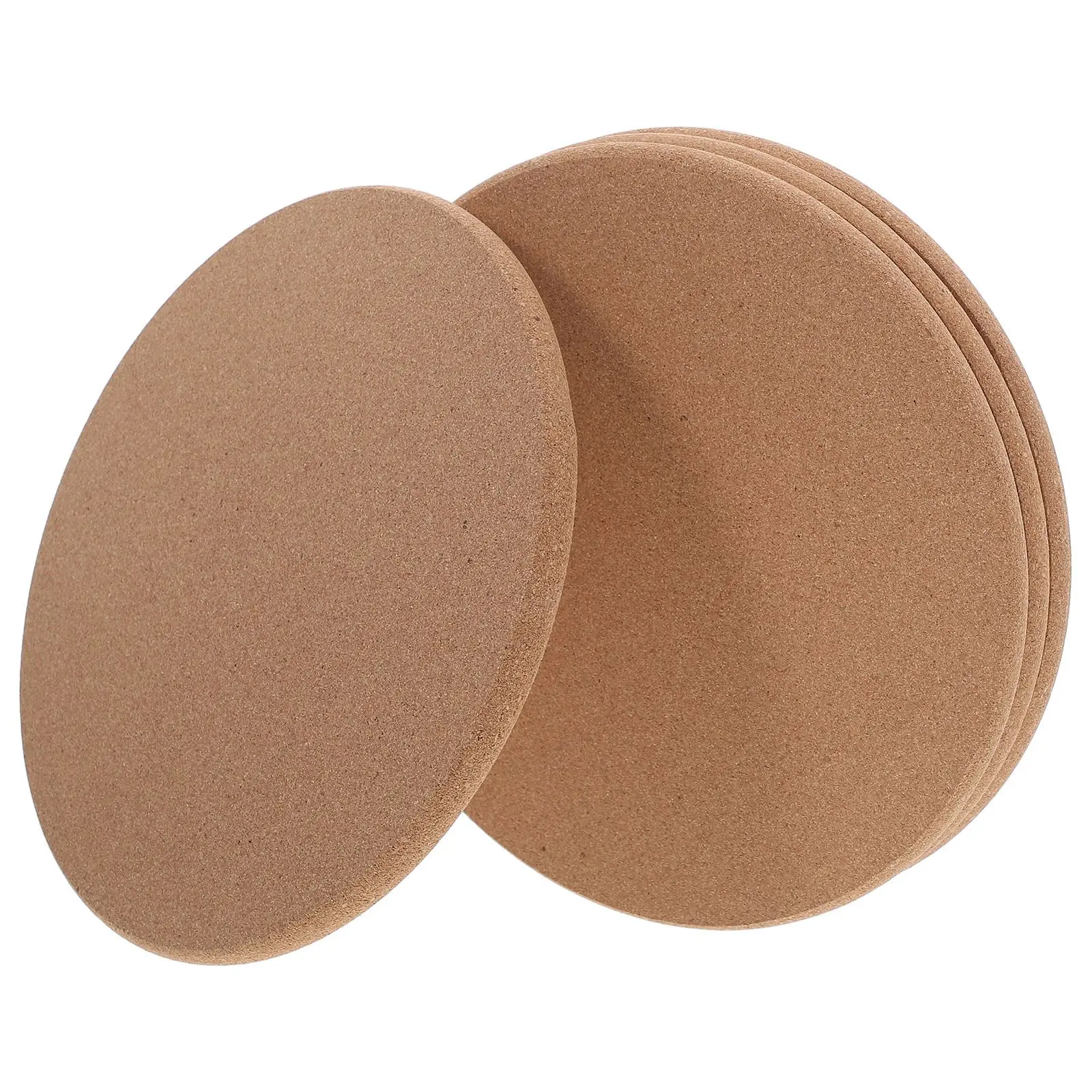 

4PCS 19CM Cork Pot Holders Large Soft Insulated Placemats Heat Protection Nonslip Kitchen Table Trivets Mats Decorative Hot Pads