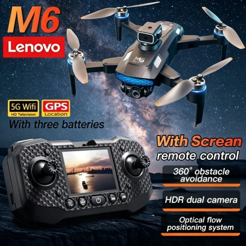 Dron Lenovo M6 8K con cámara