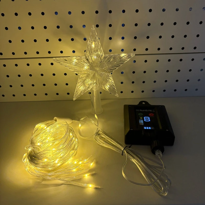 أضواء سلسلة LED USB قابلة للشحن عيد الميلاد الجنية ضوء لحديقة حفل زفاف عطلة البستنة إضاءة ديكورية