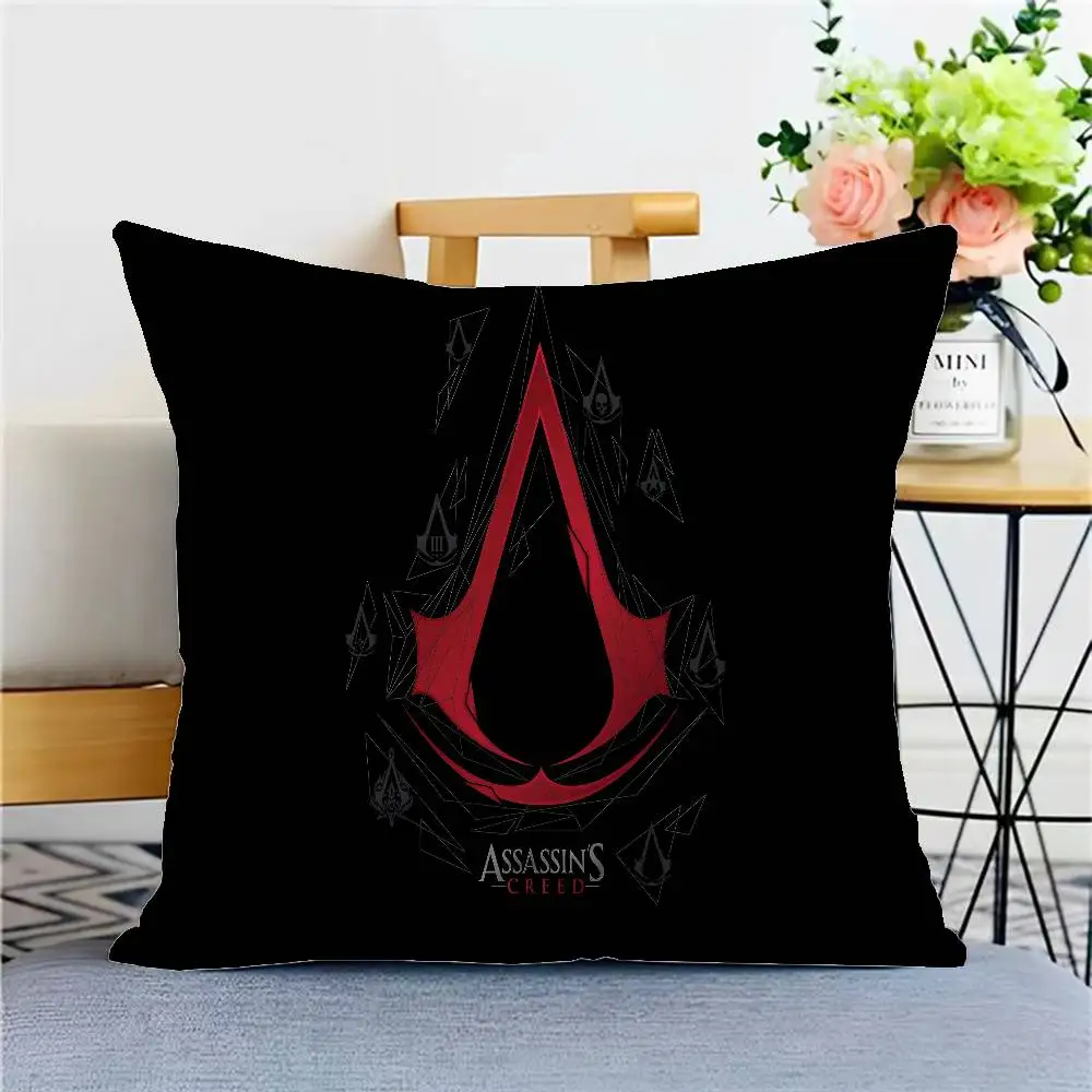A-Assassin C-Creed Cushion Cover Car Throw Pillow Case For Sofa Car Christmas Gift 40x40cm 45x45cm