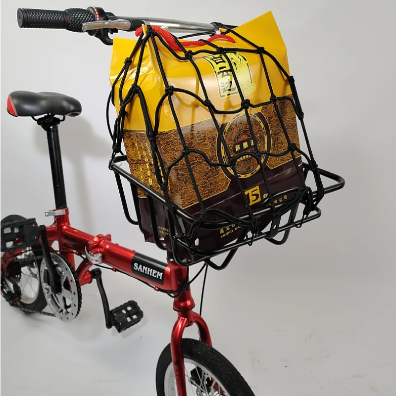 Bicycle Front and Rear Basket Mountain Bike Front Storage Basket Electric Folding Bicycle Rear Quick Release Basket Universal
