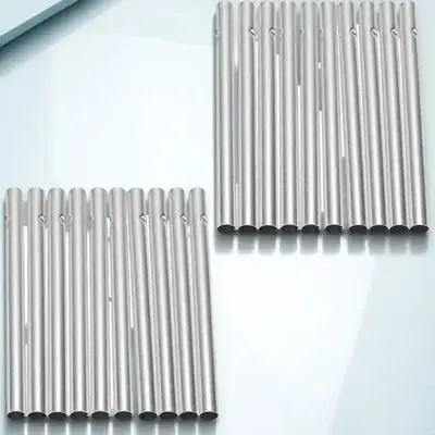 

20Pcs Aluminum Wind Chime Tubes DIY Replacement Parts Pre-Drilled Durable for Garden Yard Porch Outdoor Decoration