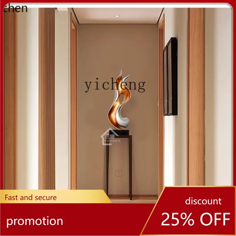 HXL Model House Villa Living Room Partition Entrance Niche Lucky Art Decorations Hotel Lobby Abstract Sculpture Ornament