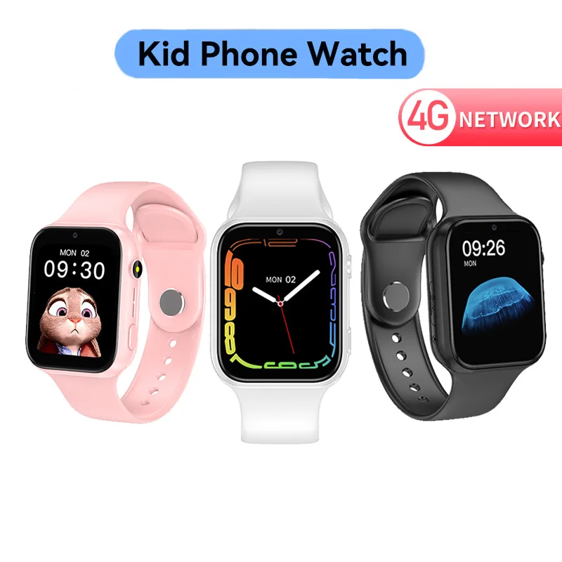 Kids Smart Watch Girls Boys, Watch Gifts for 4-16 Years Old with 4G Vdeo Call & Games, Pedometer Birthday Gift for Boys Girls