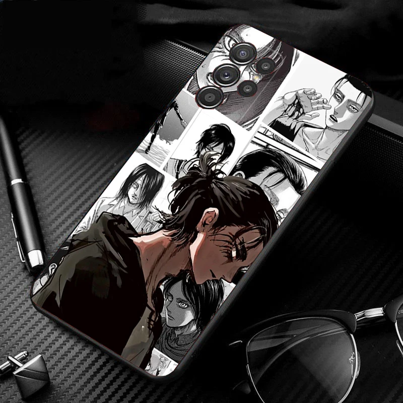 

Eren Yeager attack on titan Phone Case For Samsung Galaxy S26 Plus Edge S25 S24 S23 S22 Ultra S23 S22 S25 Plus S24 FE