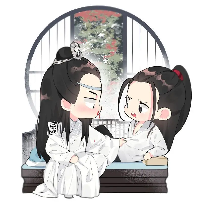 

Аниме Mo Dao Zu Shi Cute фигурка на акриловой подставке Lan Wangji Wei Wuxian косплей мультфильм стол Декор Аксессуары Поклонники Коллекция подарок