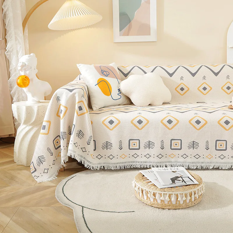 One Piece Full Wrap Sofa Cover Blanket Universal Sofa Slipcover All Season Household Textile Products