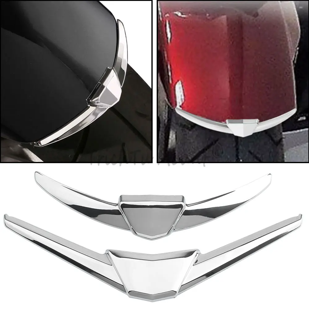 Motorcycle Front Rear Fender Tip Trim Cover Mud Splash Guard Decoration Accessories For Honda Gold Wing GL1800 Tour DCT GoldWing