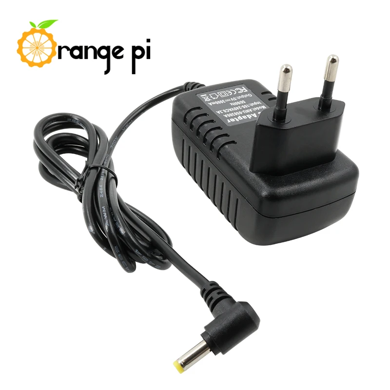 محول طاقة أوروبي Orange Pi 5V/3A لطاقة التيار المتردد في تيار مستمر لـ Orange Pi، غير مناسب مع Zero/Zero plus 2/2G-IOT