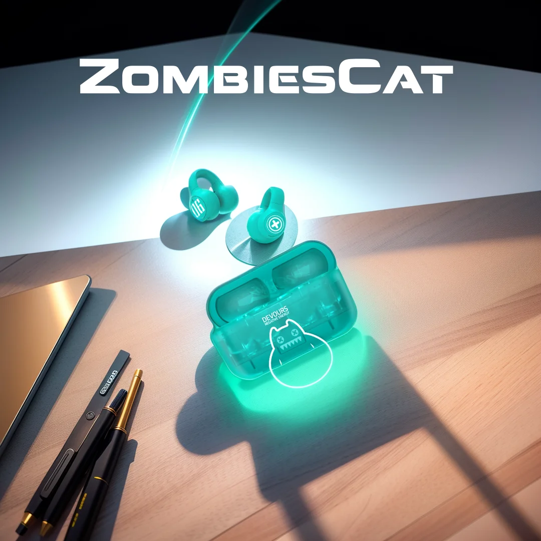 ZOMBIESCAT Sports Clip Ear Bluetooth Wireless Headset Elastic StretchAdjustable Headset Airpods headphones For Xiaomi for iPhone