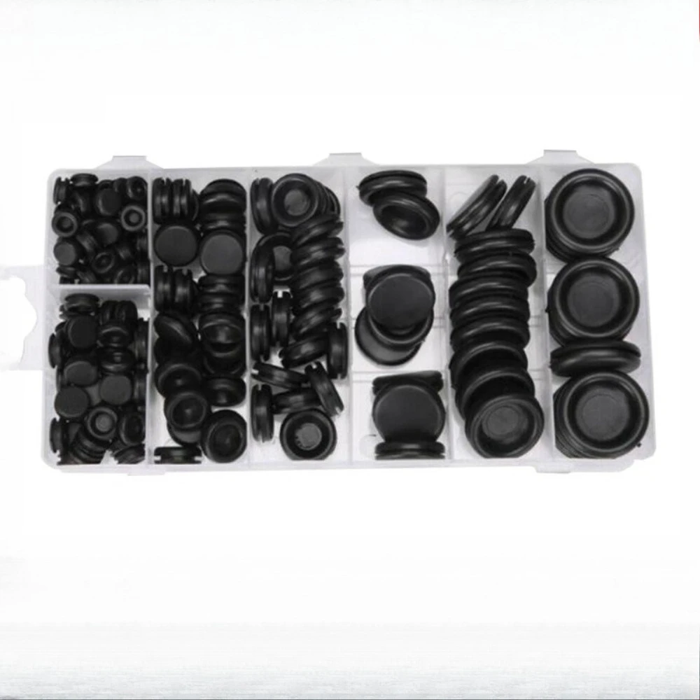 Wire Protection Ring Black Rubber Gaskets Waterproof Flame-retardant Over-wire Ring Wire Protection Ring Box Protection Sleeve