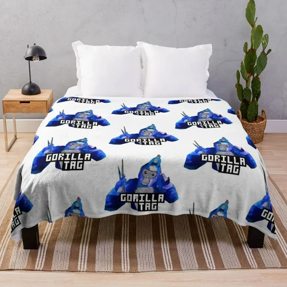 

Gorilla Tag Monkey Hat by POLKART Throw Blanket Compact Warm Blanket for Car Road Trip