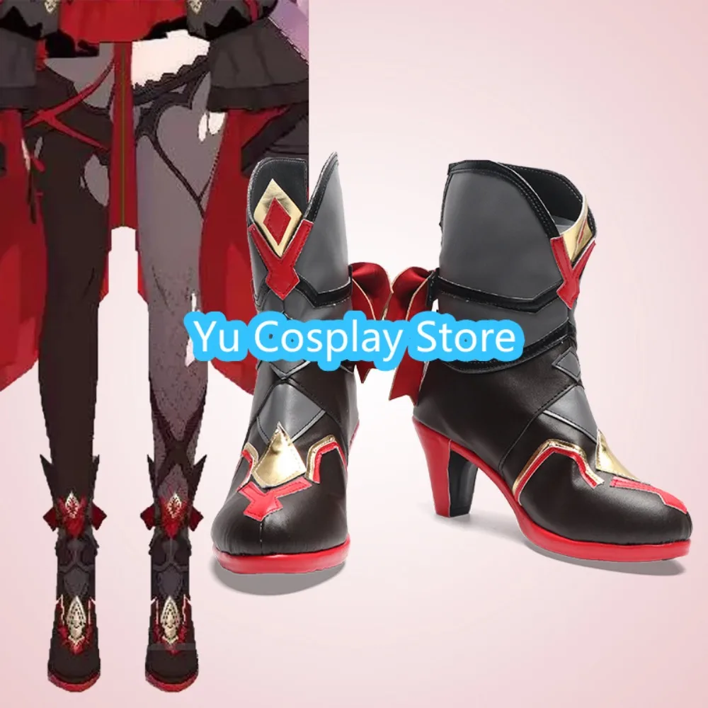 

Yu Косплей Магазин Honkai Impact Luna Kindred Vow Of Love Обувь для косплея Аниме Обувь для косплея Сапоги Костюмы на Хэллоуин Реквизит