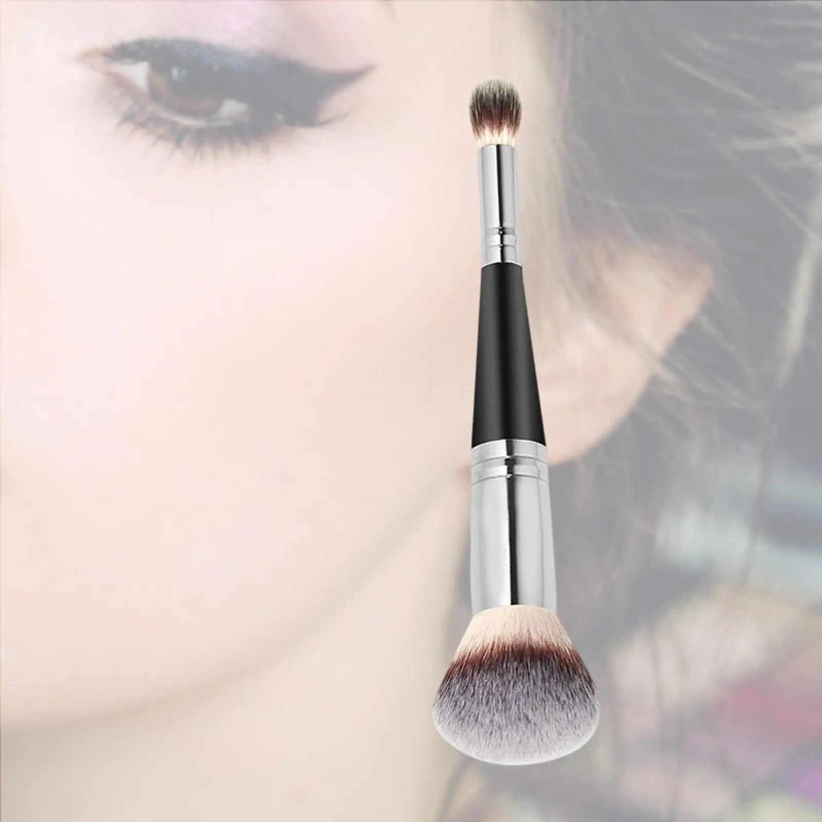 Foundation Brush Contour Brush Double Ended Portable Concealer Brush Blush Brush for Anniversaries Women Day Mother Day