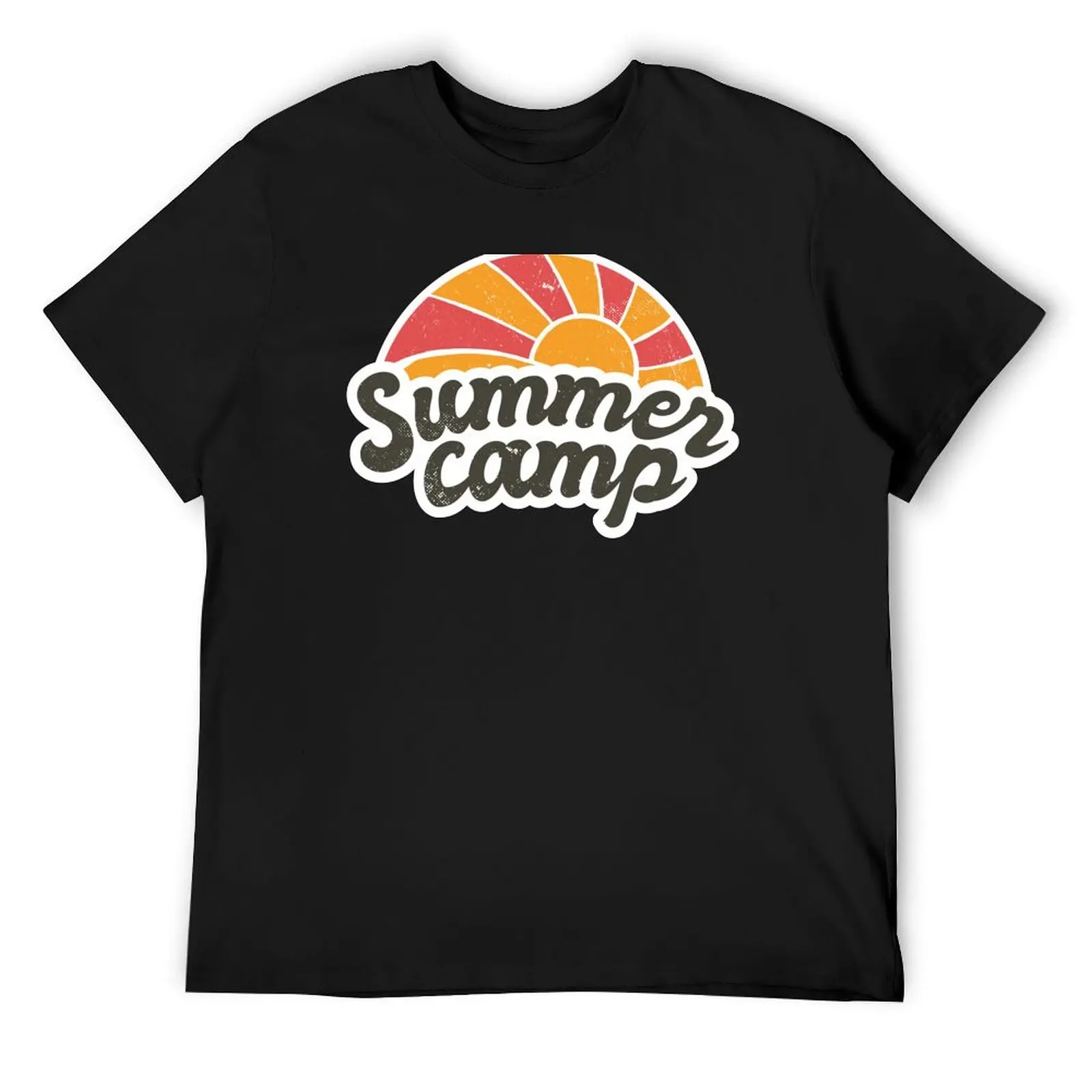 

SUMMER CAMP VINTAGE T-Shirt Man t-shirt croswit shirt man boys animal print heavy weight t shirts for men