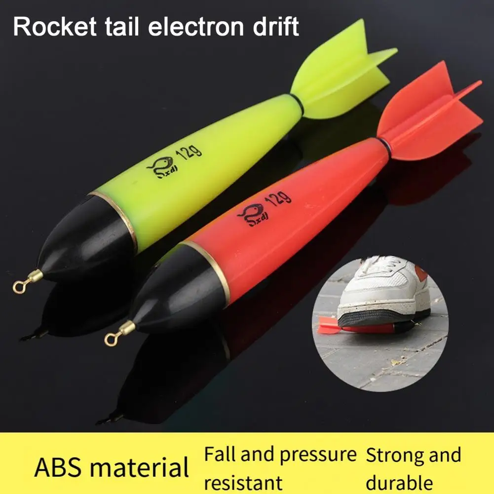 

Rocket Fishing Float With Luminous LED High Sensitivity Visibility Electric Float Long Casting Slip Bobber Fishing Accessories