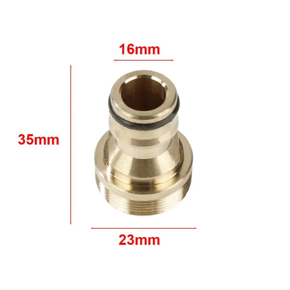 General Brass Kitchen Faucet Connector Threaded Hose Water Pipe Adapter Connector Pipe Fitting Spray Nozzle Tool 23mm