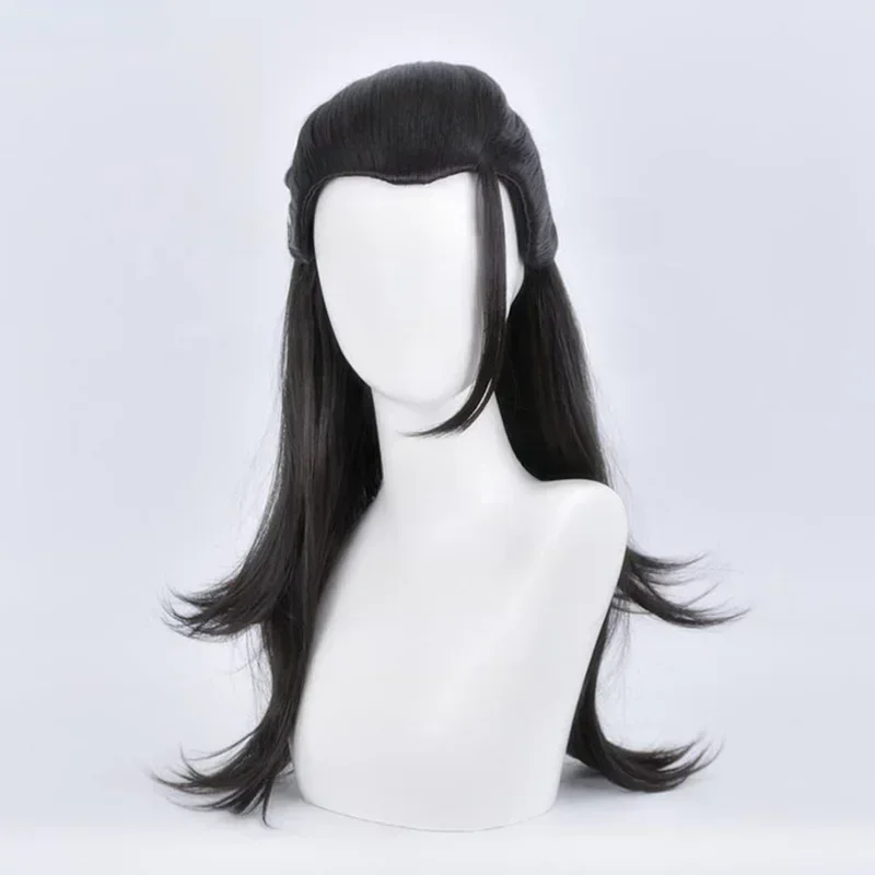 Anime Getou Suguru Cosplay Wig Geto Suguru Wig Jujutsu Kaisen Cosplay Long Black Heat Resistant Synthetic Hair Wigs Or Earrings