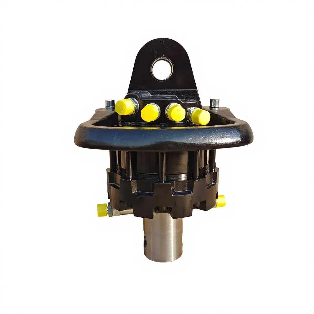 

Mini Excavator Attachments 5t Grapple Rotators Hydraulic Rotator For Excavator