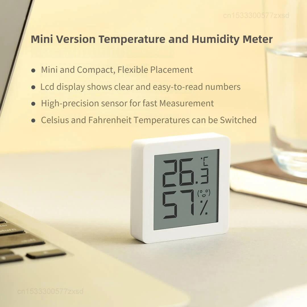 Miaomiaoce Electric Thermometer Hygrometer Digital LCD Temperature Hygrometer Meter Sensor Weather Station for Home