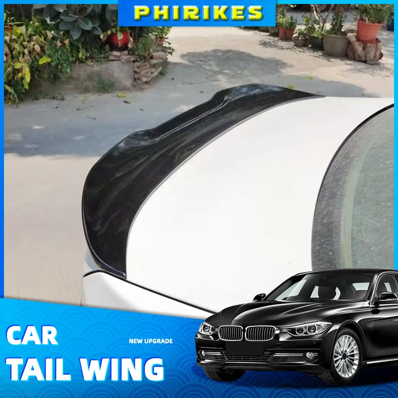 For BMW 3 F30 F31 2013-2018 like 335i 328i 330i 340i 320d 330d Trunk Lip Rear Wing Spoiler Air Dam Deflector Tuning Trim 