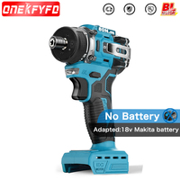 ONEKFYFD 1/4inch Brushless Mini Electric Screwdriver 20+1 Torque Cordless Drill Screw Driver  for Makita 18v Battery（no Battery）