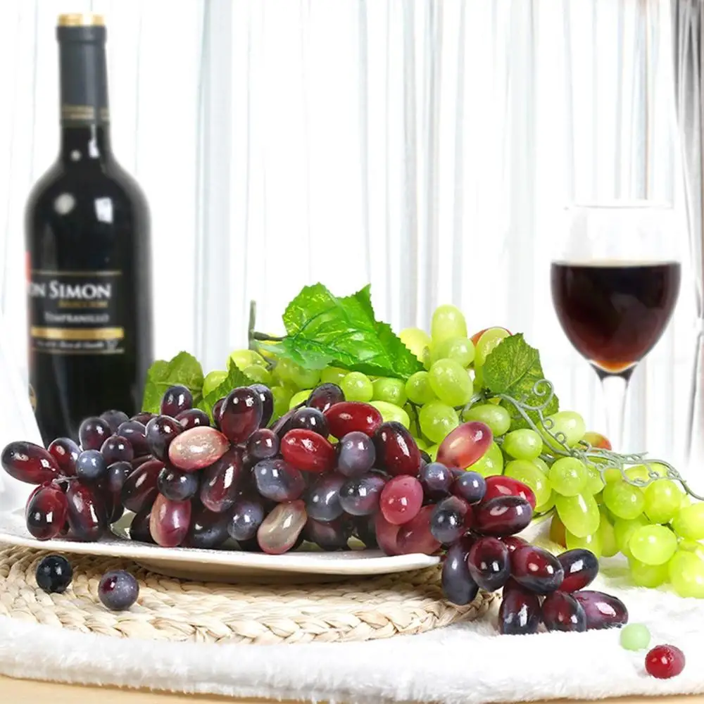 Fake Party Plastic Decorative Wedding Artificial Fruit Grapes Simulation Home Decor