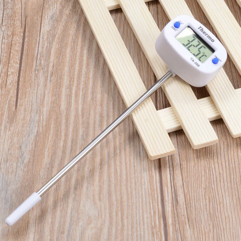 Digital Food Temperature Probe Food Temperature Checker BBQ Meat Milk Tester