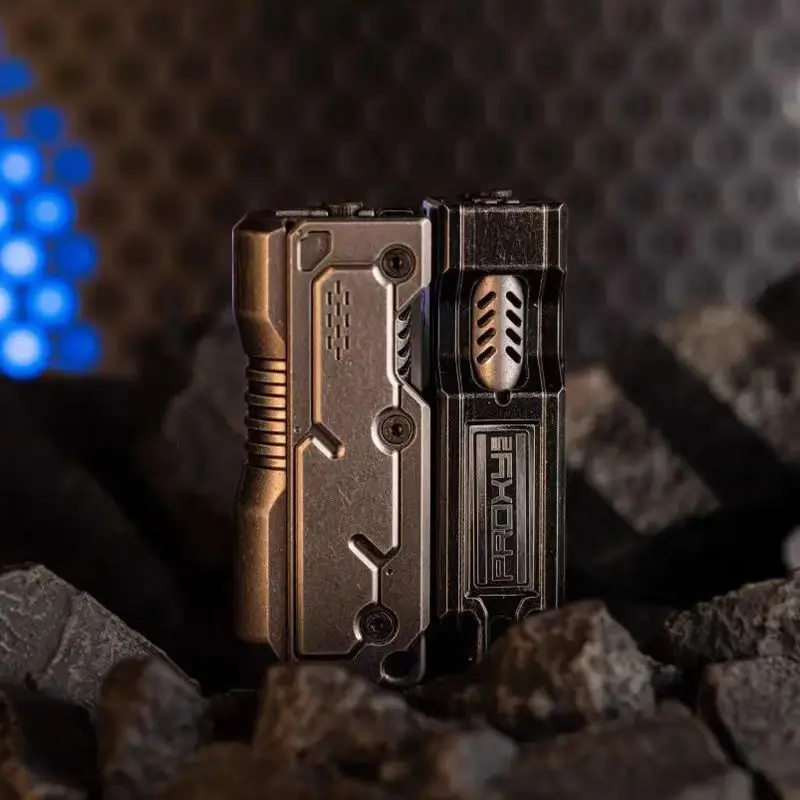 Outdoor Portable EDC Mechanical Push Plate Bolt Metal Sliding Finger Gadget Smooth Operation Stress Relief Creative Gift Tool