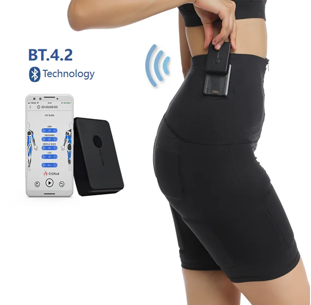 GOOD Newest EMS Eletrofitness Workout Fitness Short Pant/EMS Electro-Stimulation Short Pants Gym Short Leggings