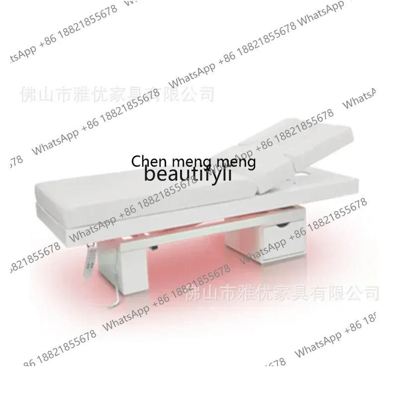 xqElectric Beauty Bed High-End Beauty Salon Multifunctional Spa Massage Massage Couch Medical Beauty Bed