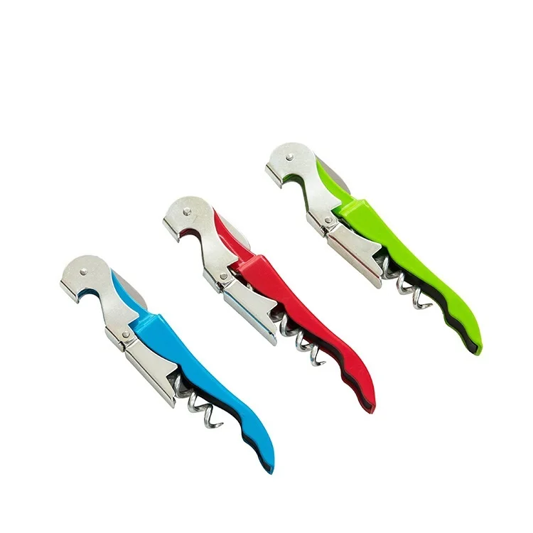 200pcs Customize logo Multifunction Hippocampus Knife Stainless Steel Corkscrew Red Wine Beer Bottle Opener