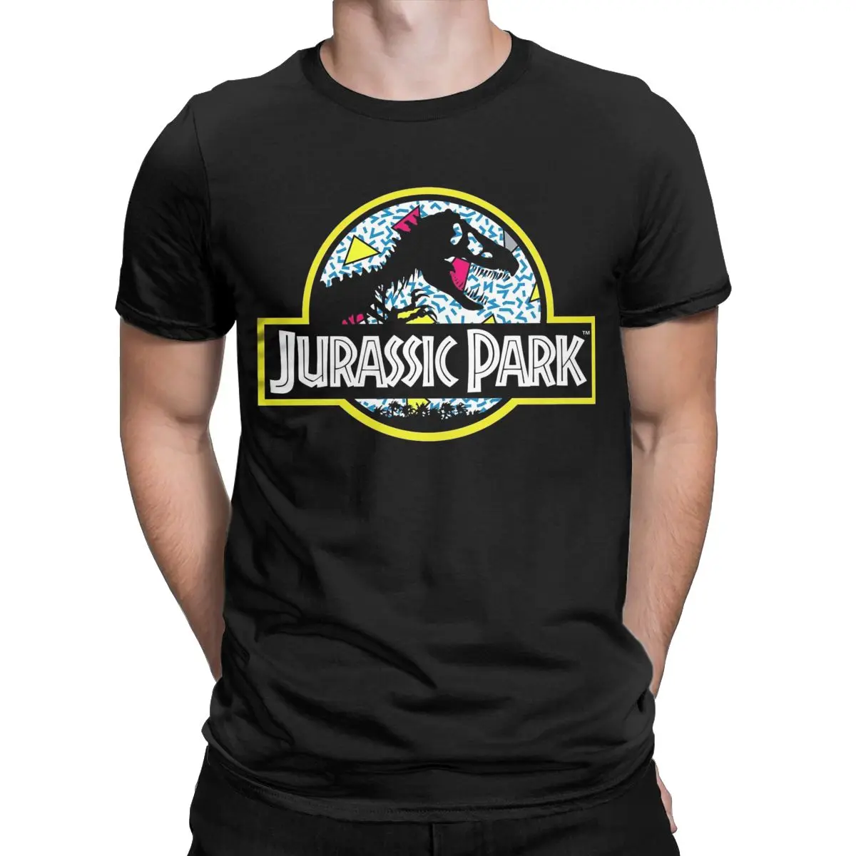 

Jurassics Park T-Shirt Men Jurassics World Dinosaur Funny 100% Cotton Tees Crew Neck Short Sleeve T Shirt Printing Tops